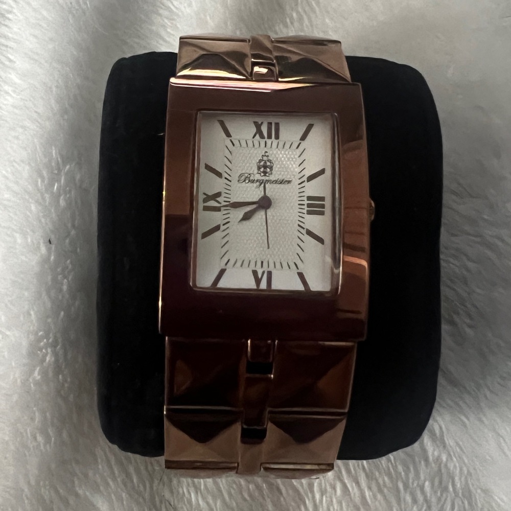 NEW Burgmeister German-Made Watch with Bronze Band